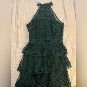 Size 4 Pretty Little Thing high neck cocktail dress